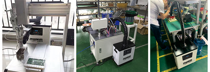 自動(dòng)焊錫機(jī)煙霧凈化器應(yīng)用